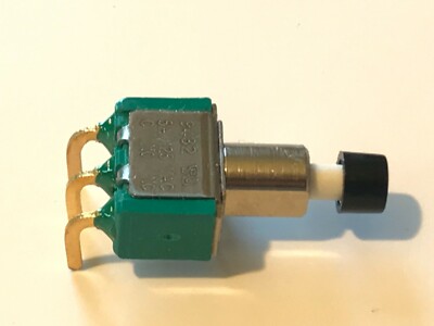 EATON MINI SINGLE POLE SPCO MILITARY SPEC PUSH SWITCH WITH PCB PINS fcb29.25
