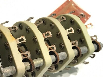 4 POLE 8 WAY CERAMIC ROTARY SWITCH MILITARY SPECIFICATION fbe3k