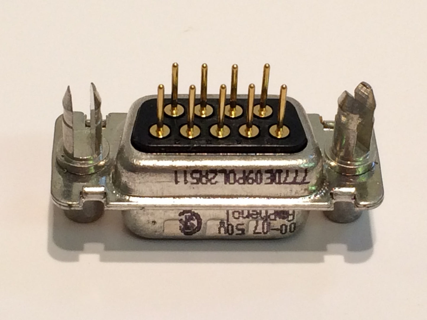 9 WAY D TYPE MALE BOARD MOUNT BEST AMPHENOL L777DE09POL2 CONNECTOR fd5d13