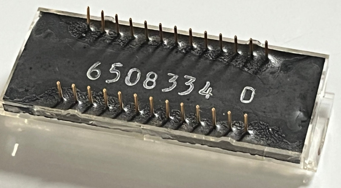 VINTAGE HP HDSP-6508 8 DIGIT RETRO BUBBLE LED DISPLAY MODULE fcb28.4
