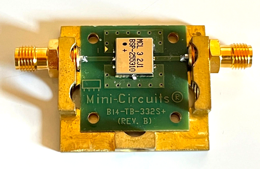 MINI-CIRCUITS TB-332 BSP-255310+ BAND STOP FILTER EVALUATION BOARD ae1w58