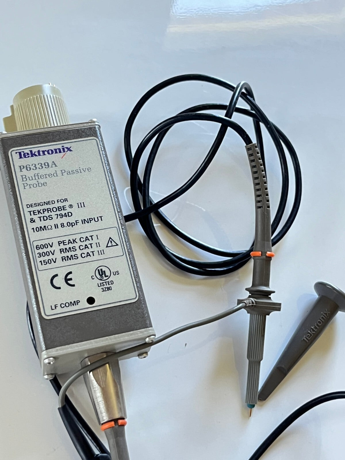 TEKTRONIX P6339A BUFFERED PASSIVE PROBE 500MHz, TekProbe III interface AE1W75