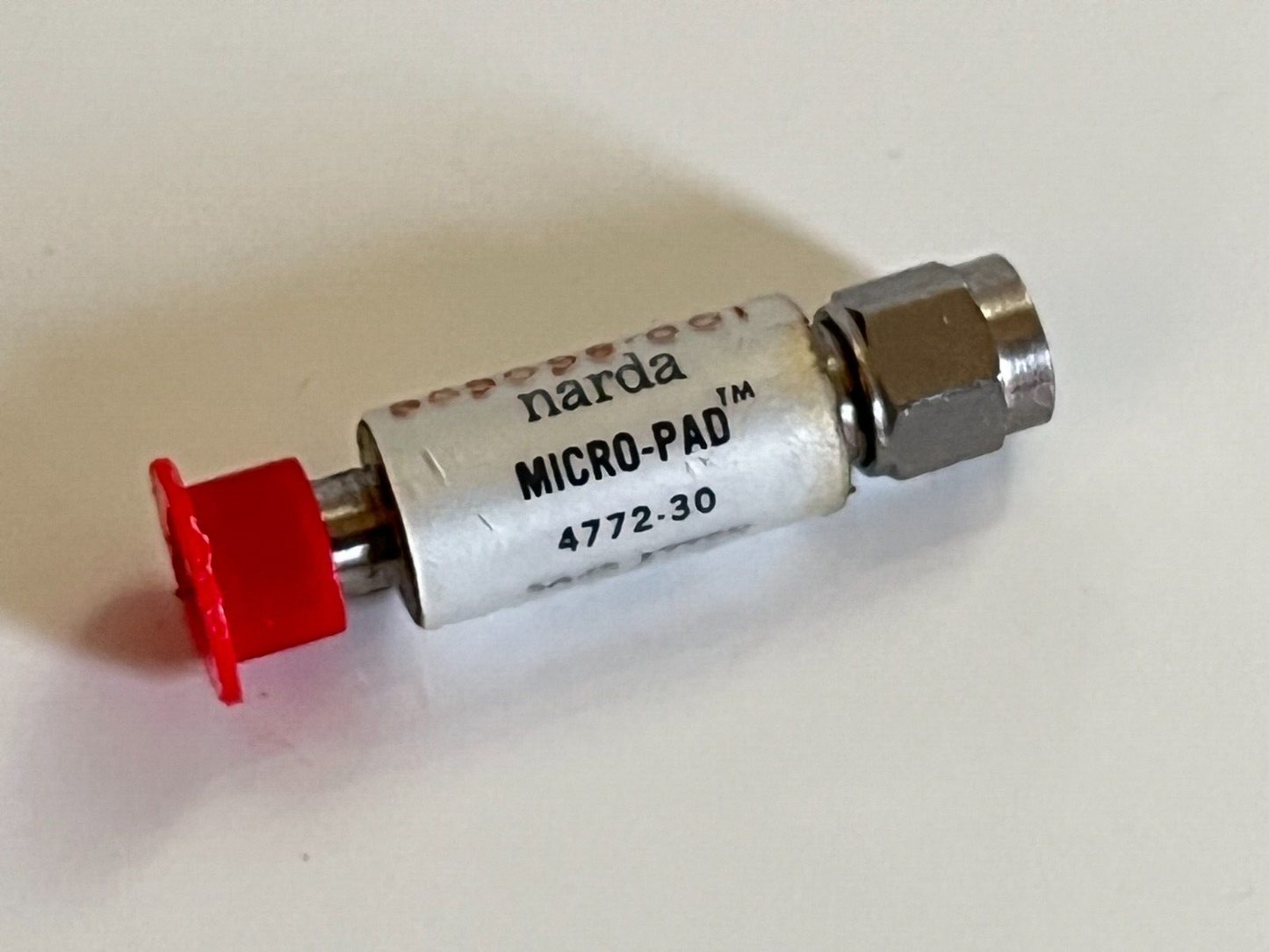NARDA MICRO-PAD 4772-30 PRECISION 30dB 2W 6GHz SMA ATTENUATOR (x1) fba10a41