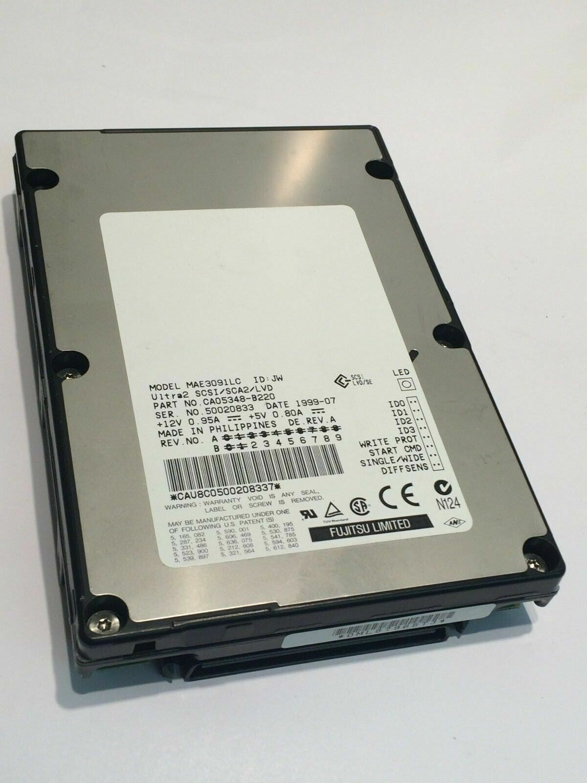 FUJITSU MAE3091LC 9.1GB SCSI ULTRA-2 HARD DRIVE CAO5348-B220 aa4cb1