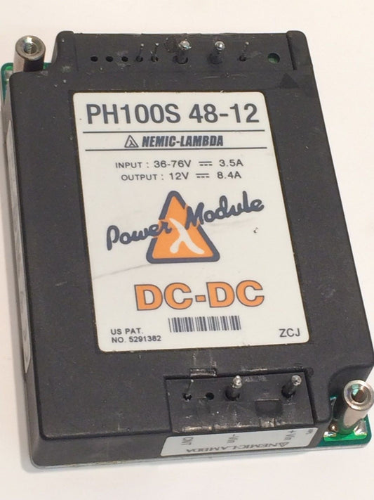 NEMIC LAMBDA PH100S-48-12 DC-DC CONVERTER POWER SUPPLY 12V 8.4A OUT fd7L13