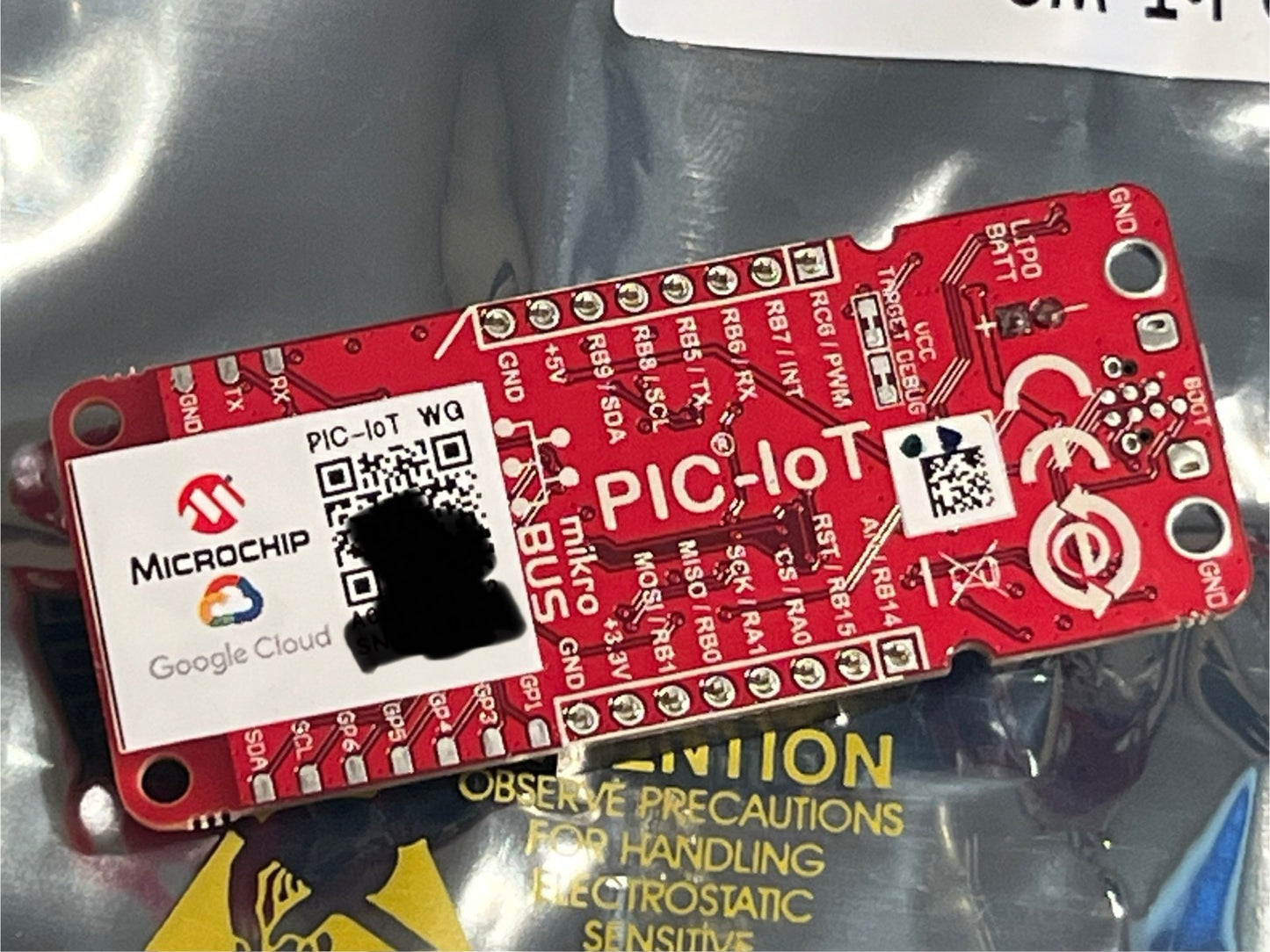 MICROCHIP AC164164 PIC-IOT WG DEVELOPMENT BOARD AD1M28