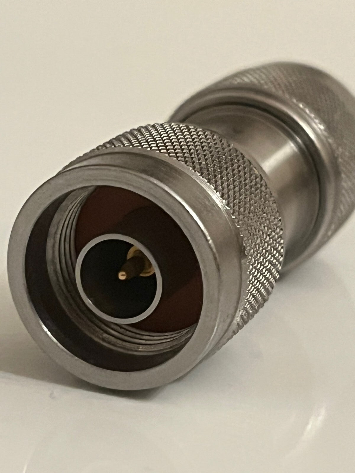 MIDWEST MICRO. N MALE TO N MALE 50 OHM 18GHz RF COAXIAL ADAPTER FBA10A99