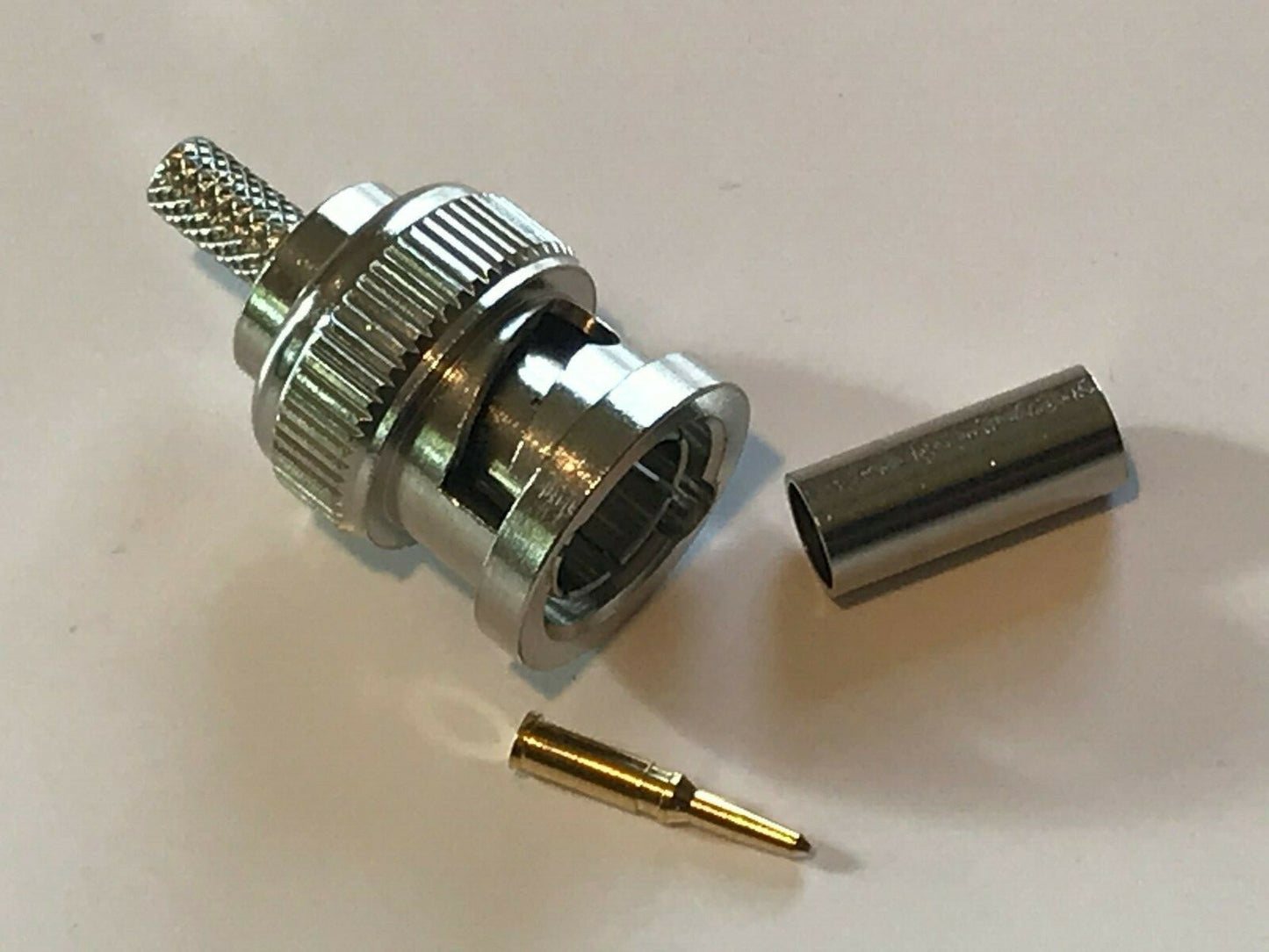 BEST QUALITY BNC PLUG 75 OHM MALE CRIMP TYPE FOR RG59 CABLE (x1) bsc3b