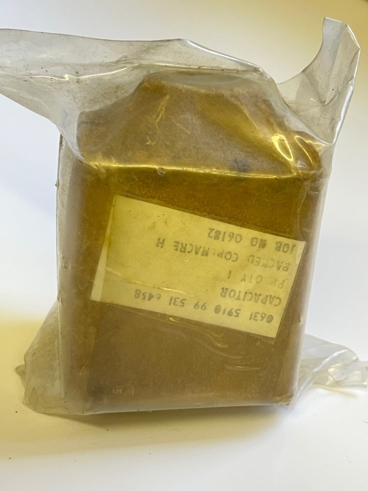 2UF 2mfd 1000V PAPER IN OIL VISCONOL VINTAGE CAPACITOR FD6C32