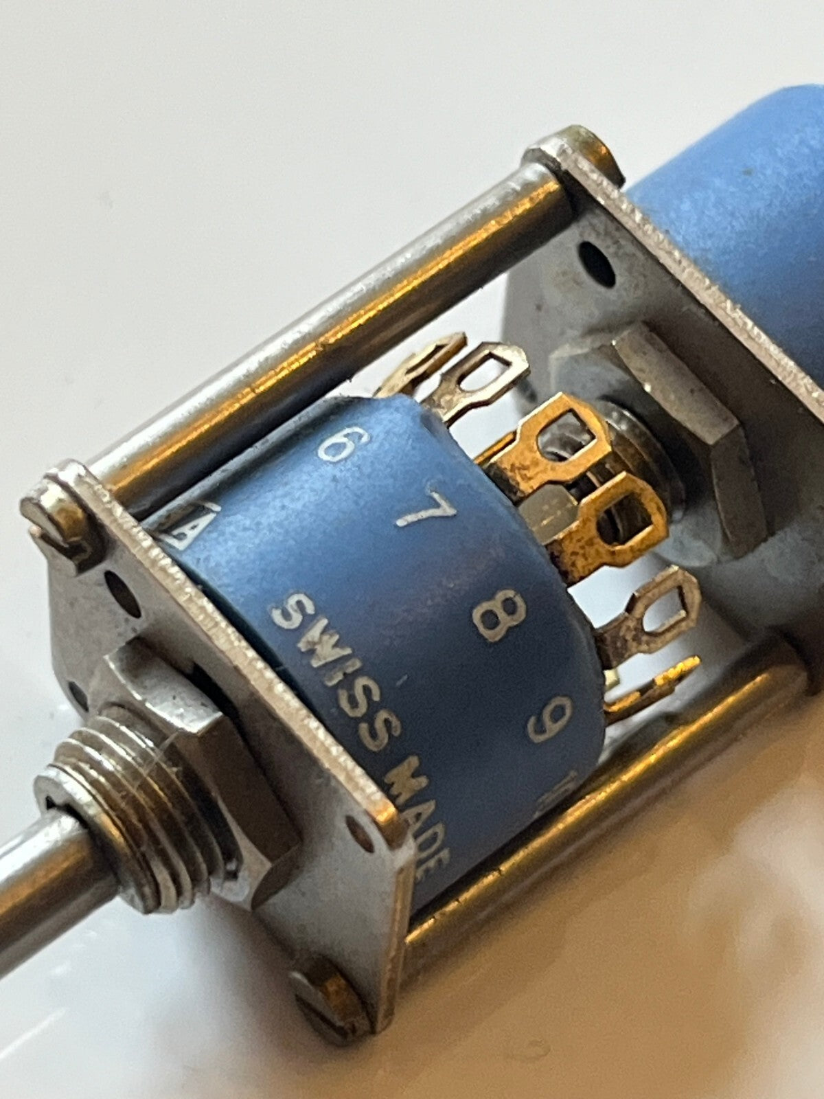 10 WAY 2 POLE NO STOP ELMA 01 SERIES MINI ROTARY SWITCH AUDIOPHILE TBA