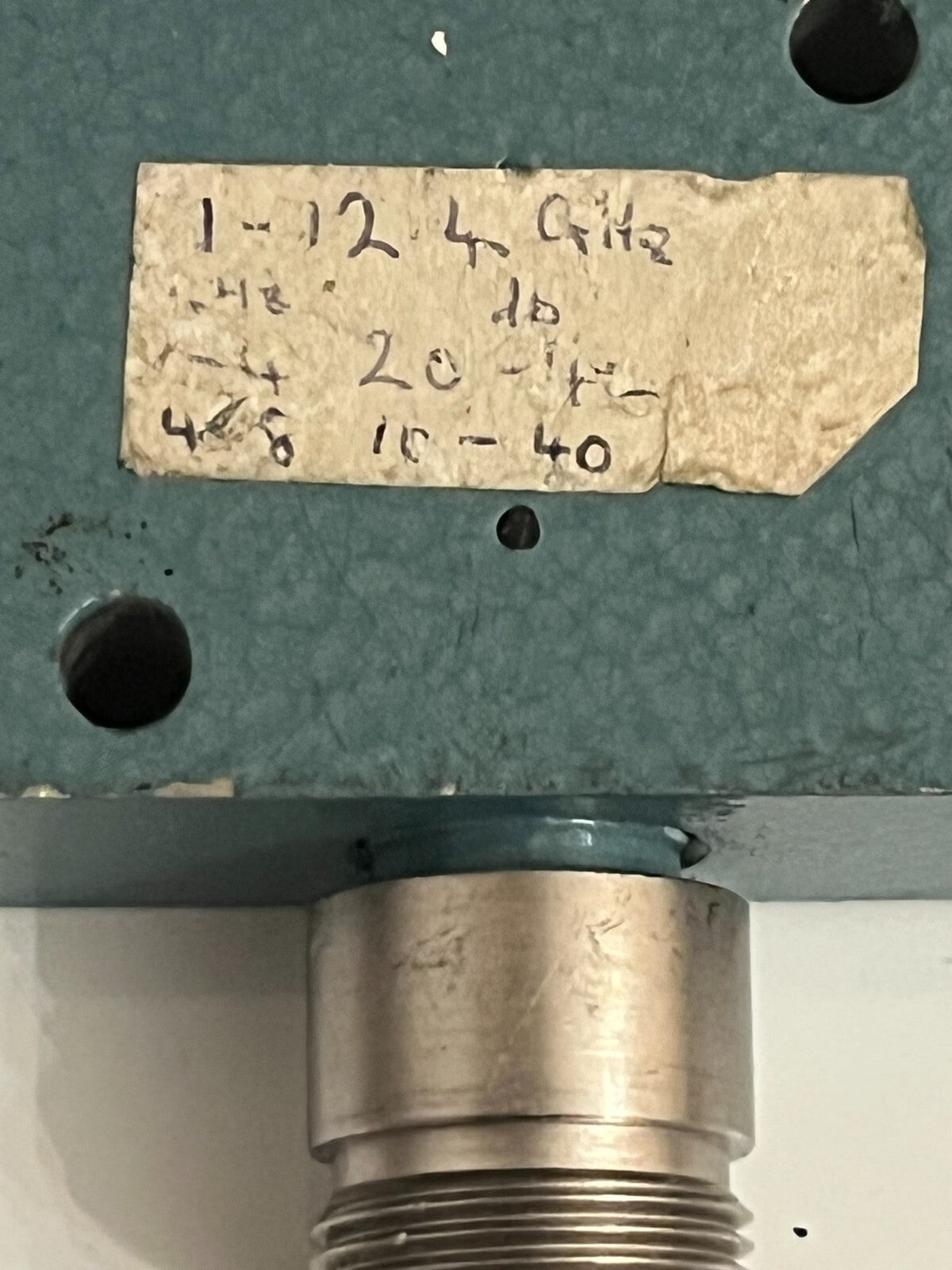 NARDA 3080 VARIABLE COAXIAL COUPLER 10dB TO 40dB 1 - 12.4GHz FBA10A97