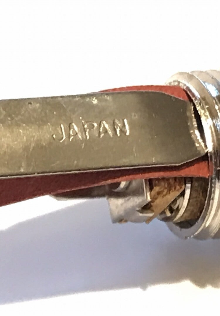 QUALITY VINTAGE BRASS 1/4" 6.35MM STEREO JACK PLUG MADE IN JAPAN fba39.11