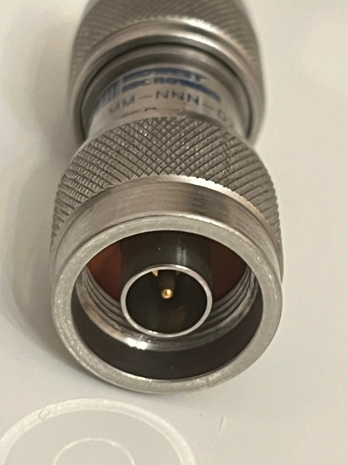 MIDWEST MICRO. N MALE TO N MALE 50 OHM 18GHz RF COAXIAL ADAPTER FBA10A99