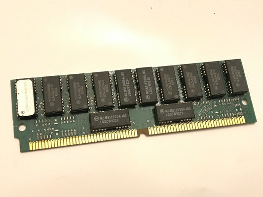 MOTOROLA SCM36100LGASG80 4MB 72 PIN 80NS FAST PAGE SIMM WITH PARITY FPM fcb13.15