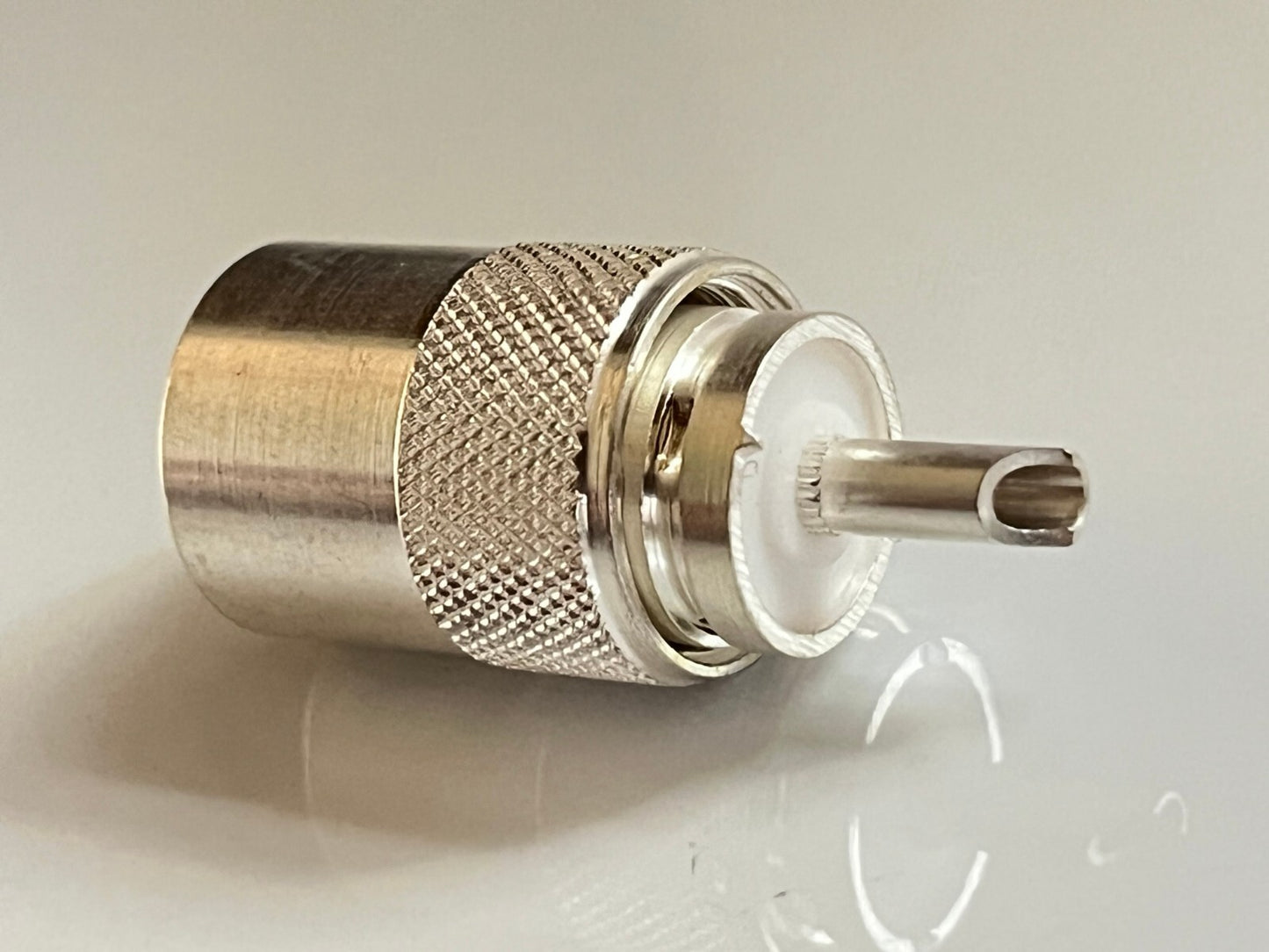 RS PL259 PLUG SILVER PLATED BEST QUALITY UHF CONNECTOR (x1) ad2n15