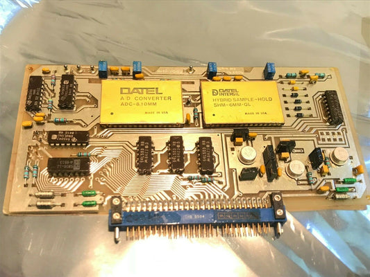 MILITARY PCB WITH DATEL SHM-6MM, ADC-810MM, OP16AJ, DG201AKK & OTHERS ae1*12