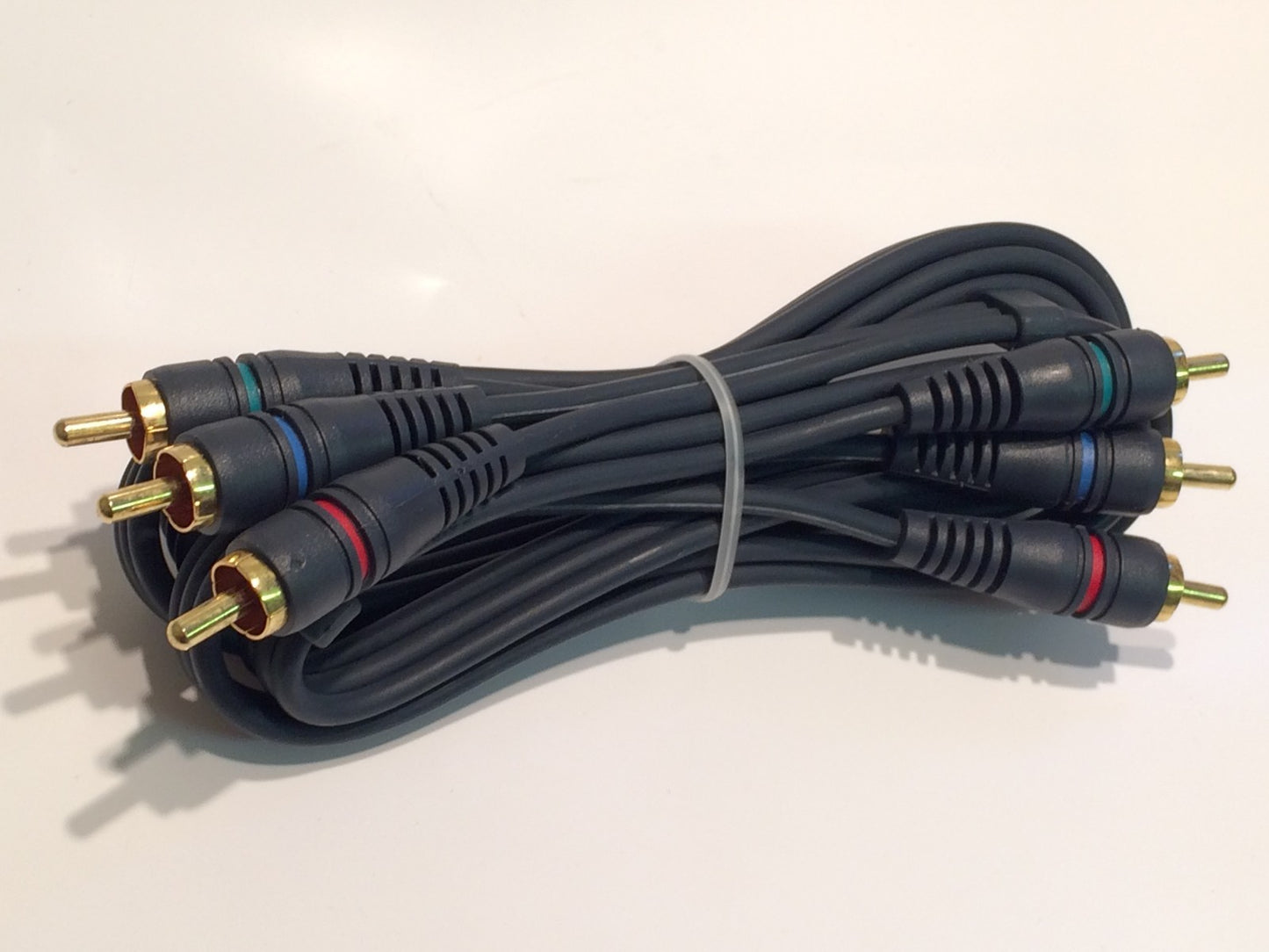 1.5m PREMIUM QUALITY TRIPLE GOLD PLATED AUDIO VIDEO RCA PHONO CABLE fab15