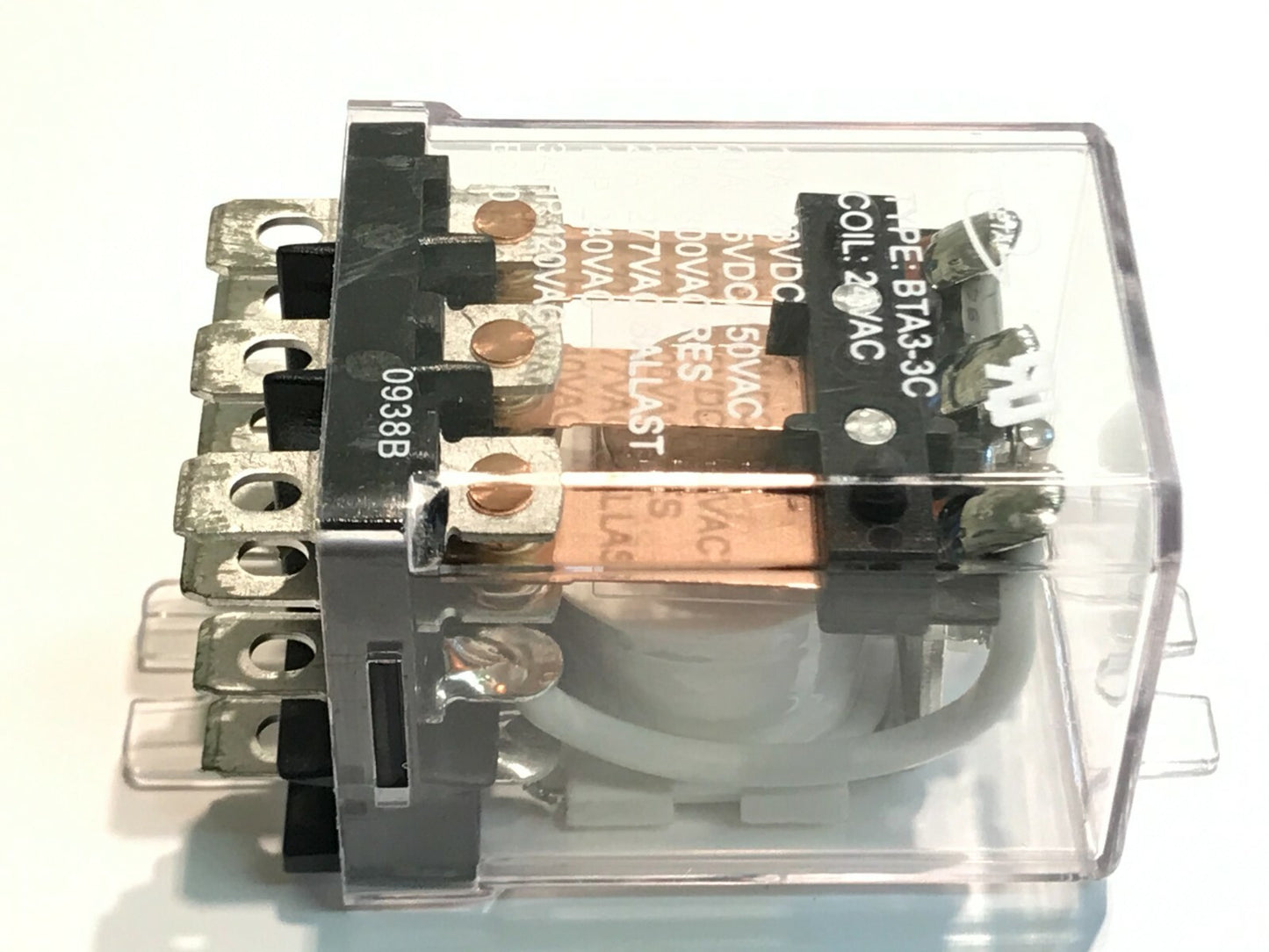 24V AC 3 POLE CHANGE OVER HEAVY DUTY RELAY WITH 20A CONTACTS x1 fd1K16