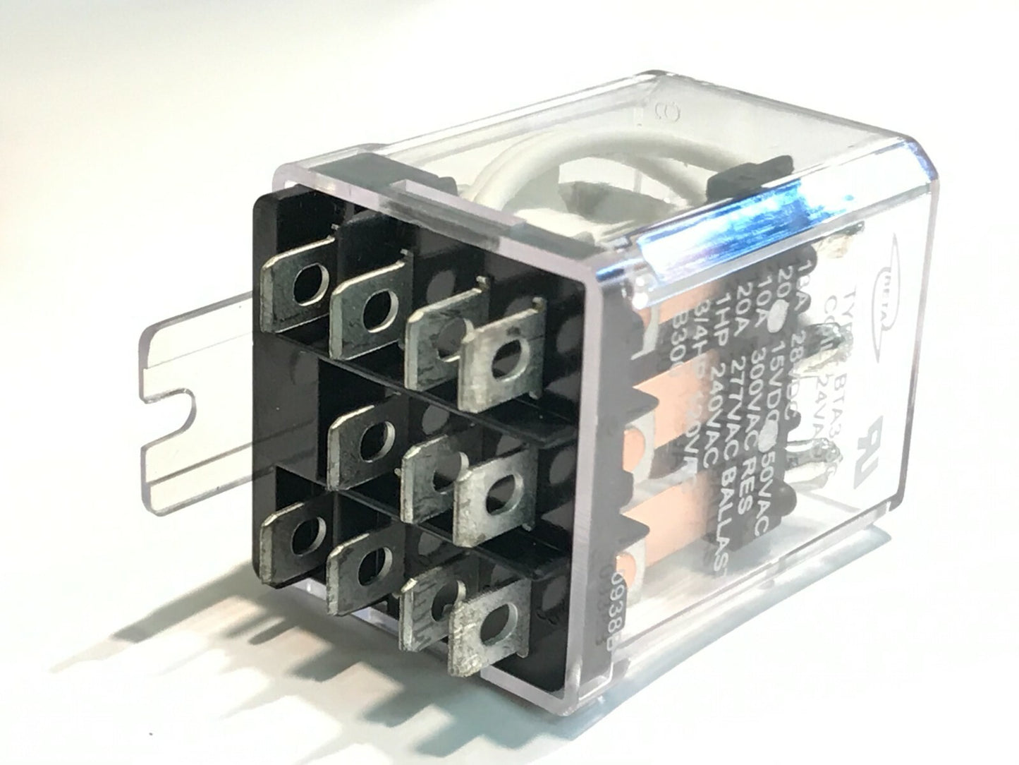 24V AC 3 POLE CHANGE OVER HEAVY DUTY RELAY WITH 20A CONTACTS x1 fd1K16