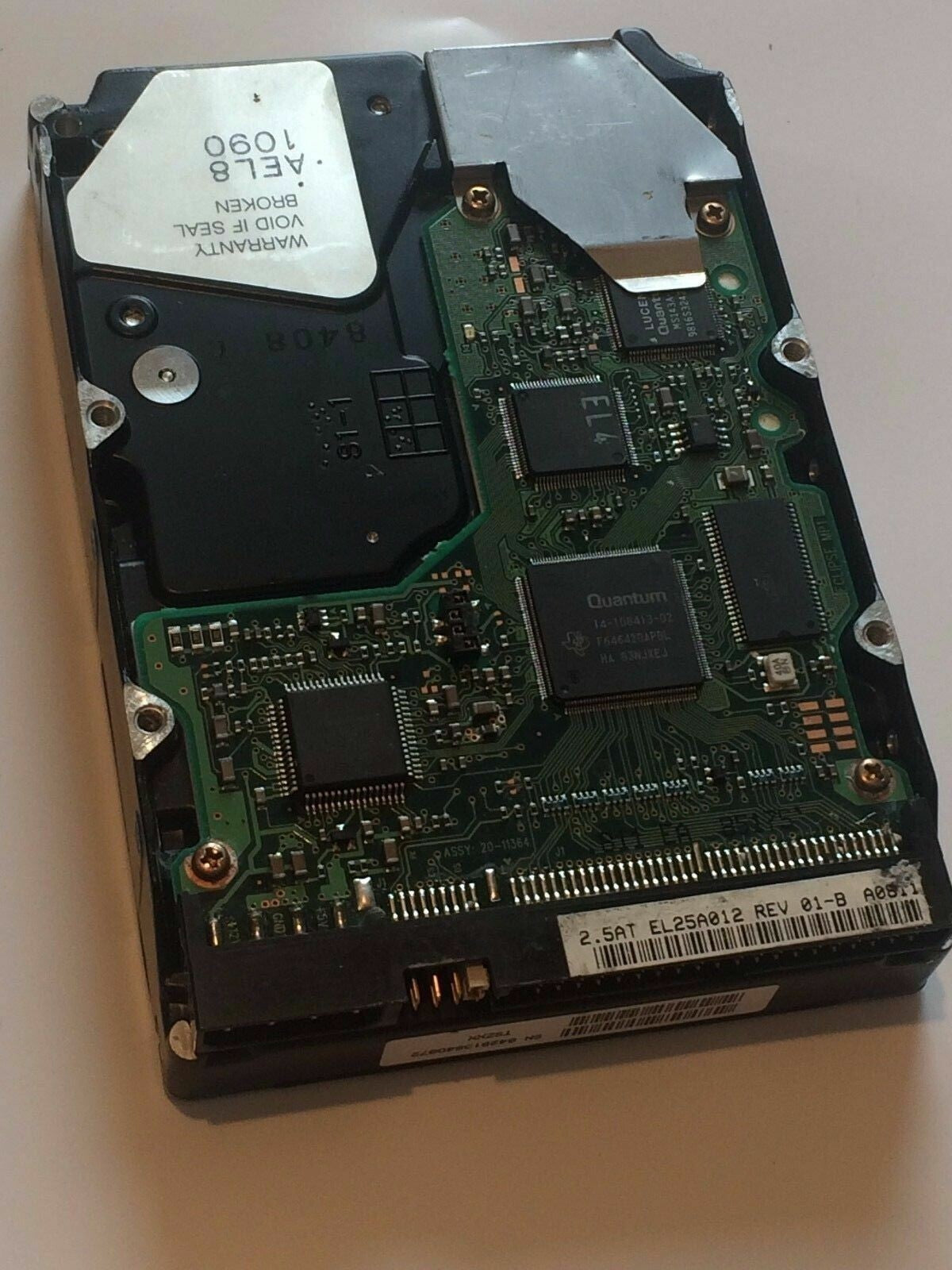 QUANTUM FIREBALL EL 2.5AT EL25A012 IDE HARD DRIVE 2.5GB aa4ba34