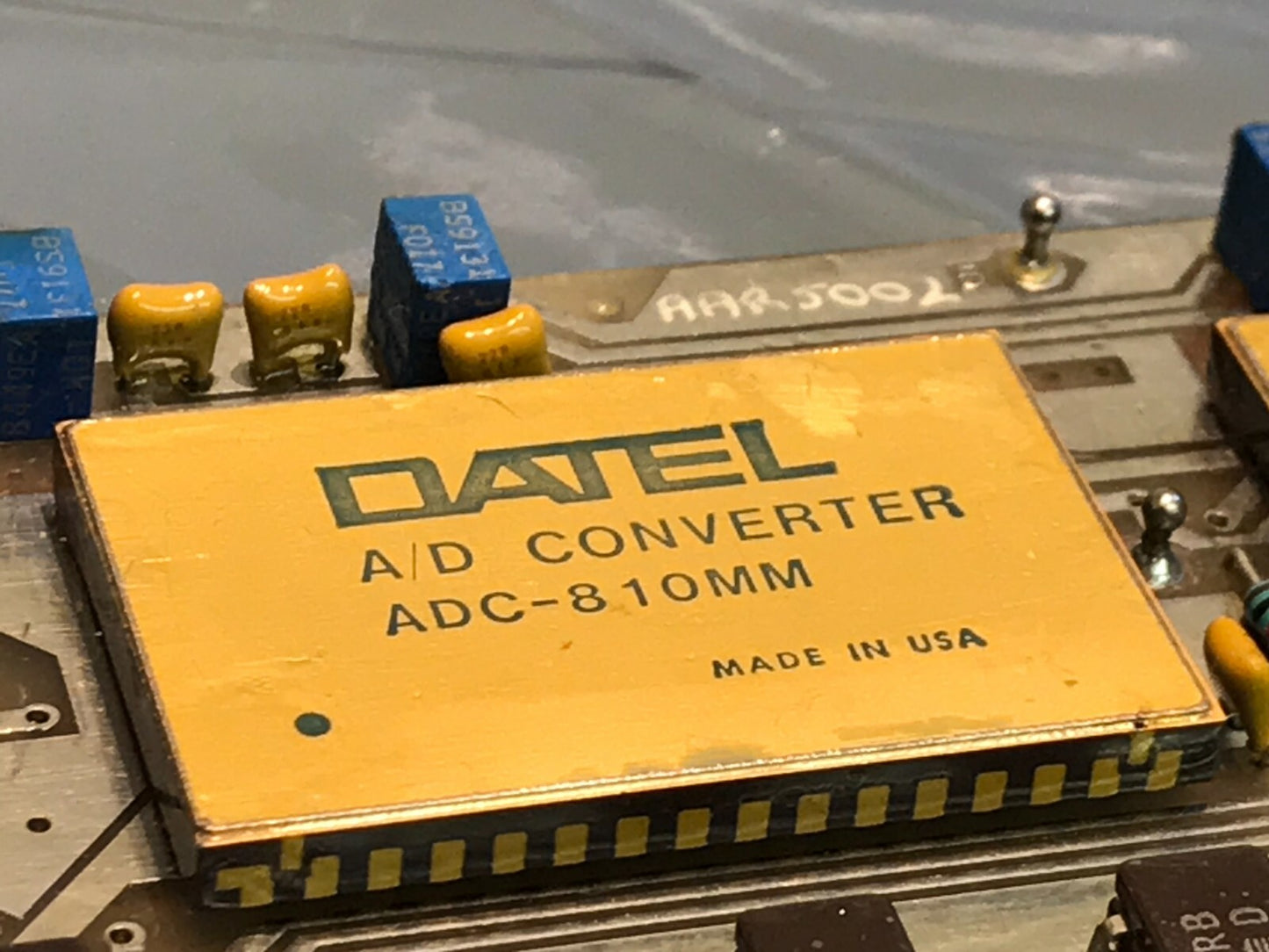 MILITARY PCB WITH DATEL SHM-6MM, ADC-810MM, OP16AJ, DG201AKK & OTHERS ae1*12