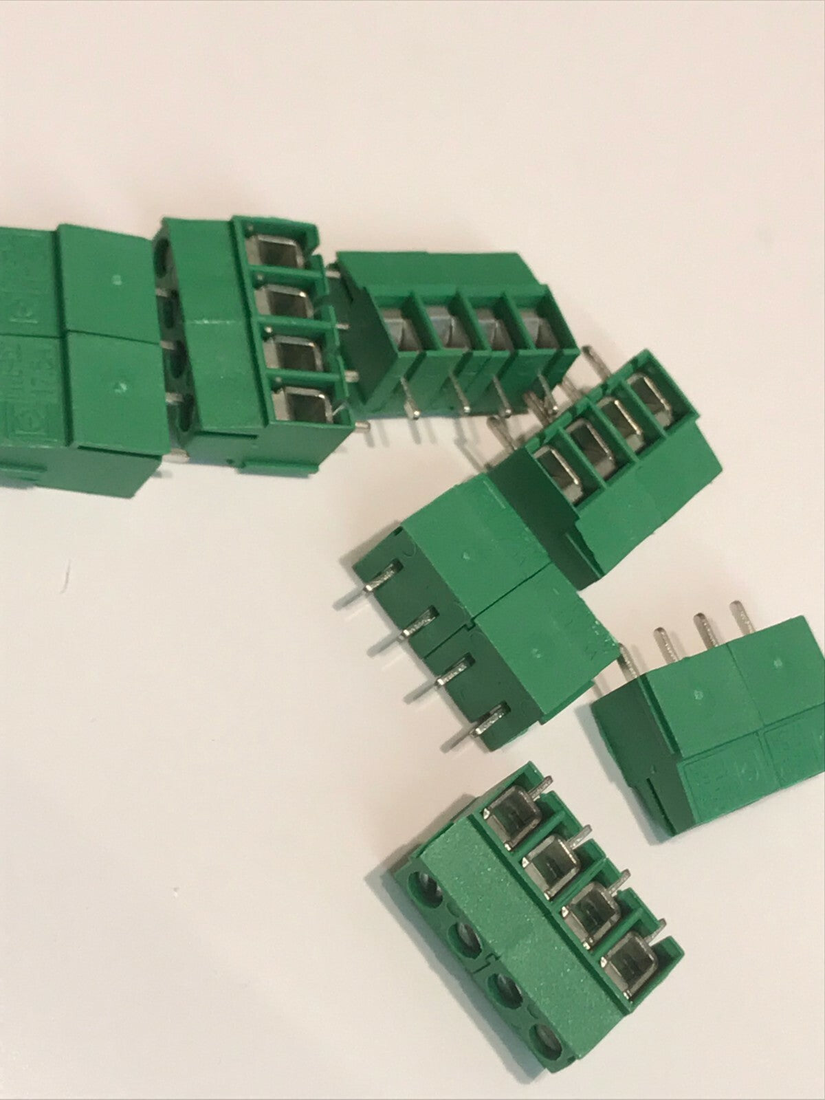 4 WAY PCB TERMINAL BLOCK CONNECTOR 5mm PITCH 17.5A BEST QUALITY EUROCLAMP blb129