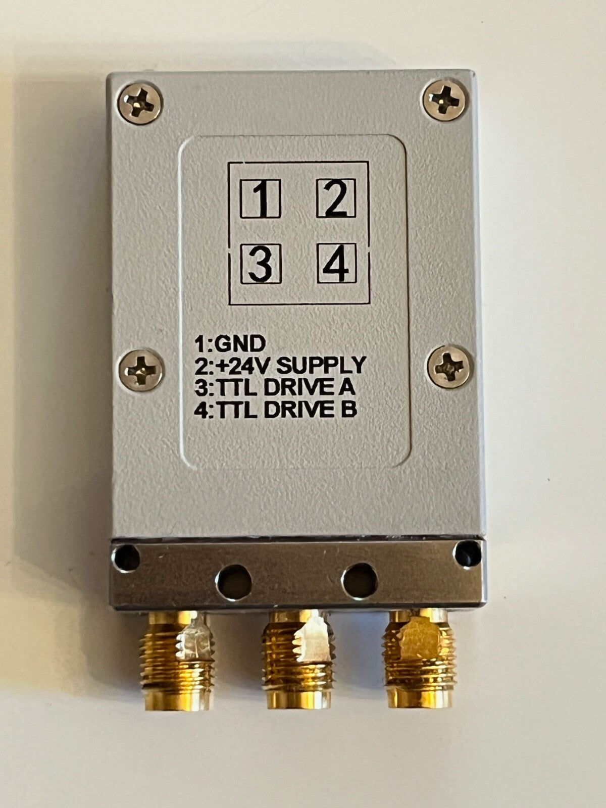 RF-LAMBDA RFSPDT50EMB-T COAXIAL RELAY SWITCH 2.4MM 50GHz 24Vdc SPDT AE1W8
