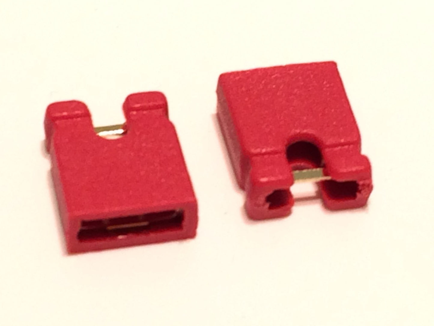 PCB HEADER JUMPER LINKS 0.1" 2.54mm BEST QUALITY HARWIN RED (x10) fd5f24