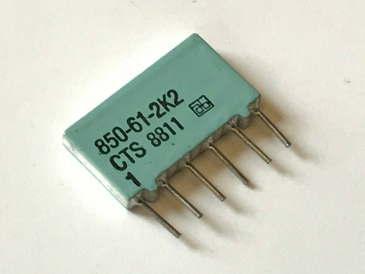 2.2K SIL 6 PIN RESISTOR NETWORK CTS ALLEN BRADLEY 850-61-2K2 (x1) fcb25.16