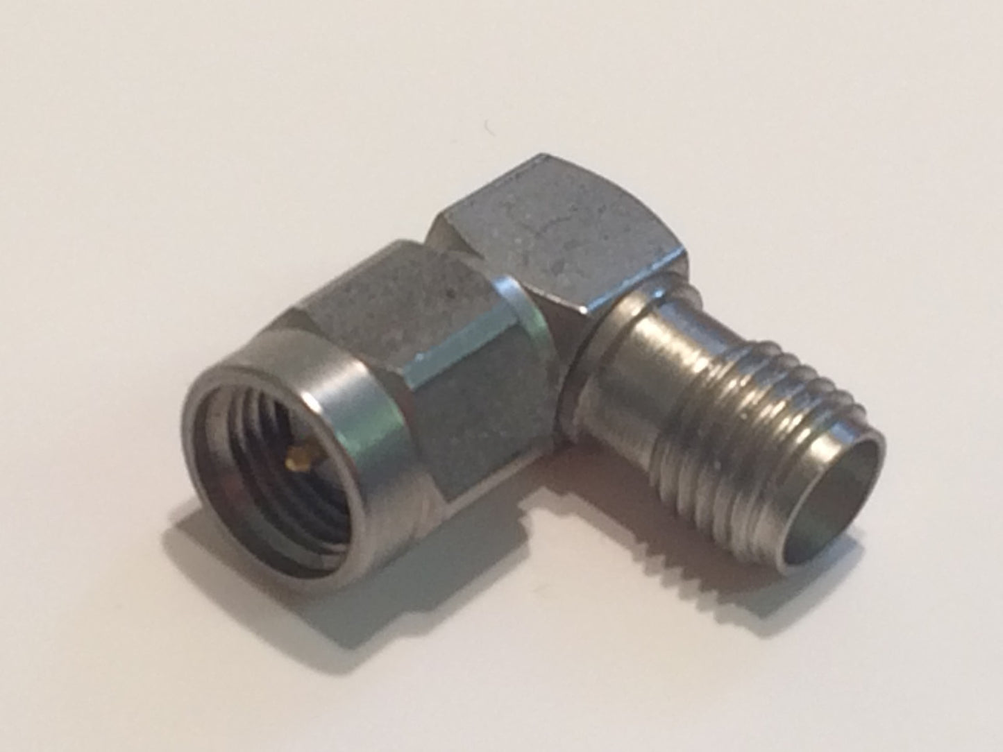 SMA RIGHT ANGLE ADAPTOR BEST ITT CANNON QUALITY MALE TO FEMALE fd5d16
