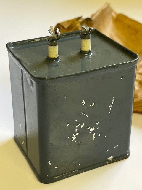 4UF 4mfd 600V PAPER IN OIL PLESSEY VISCONOL VINTAGE CAPACITOR FD6C34