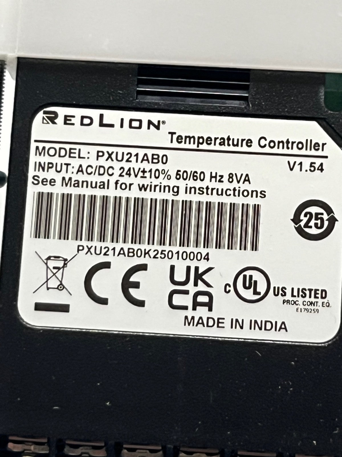 RED LION PXU21AB0 PANEL MOUNT PID TEMPERATURE CONTROLLER RS 195-9205 fd1d43