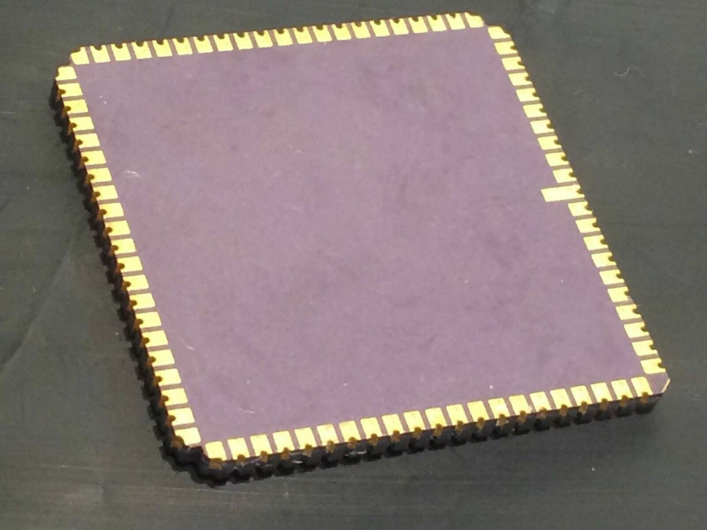 COLLECTORS CHIP SCX6225PRB/E5 PURPLE CERAMIC FLAT PACK NSC IC fd1L44
