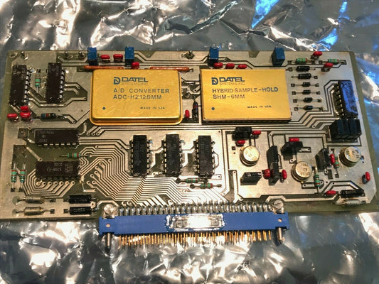 MILITARY PCB WITH DATEL SHM-6MM, ADC-HZ12BMM, OP16AJ, & OTHERS ae1*13