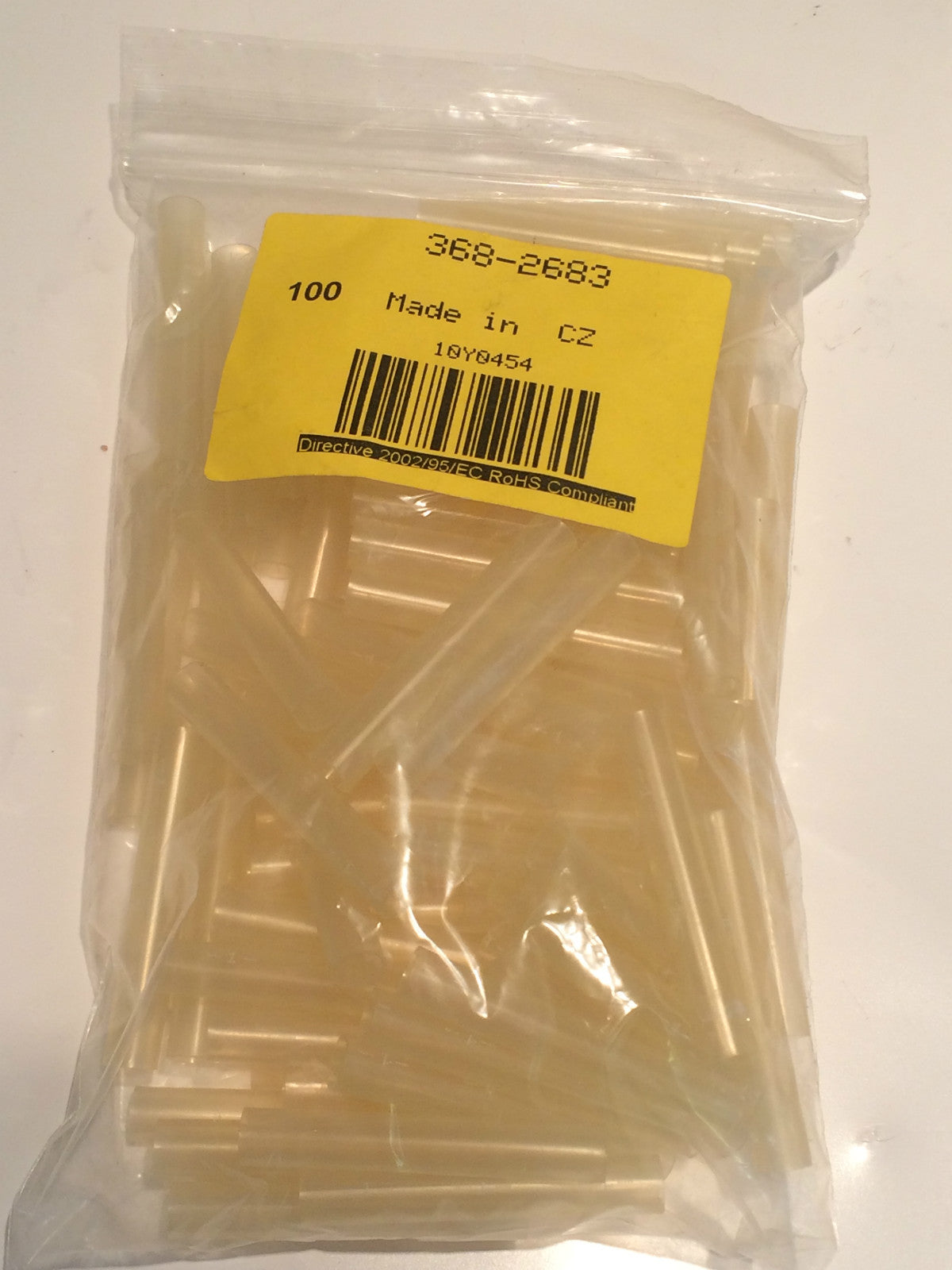SMALL HEAT SHRINK SLEEVE TUBE PACK OF 100 8MM SHRINKS TO 2.5MM RS ad1w