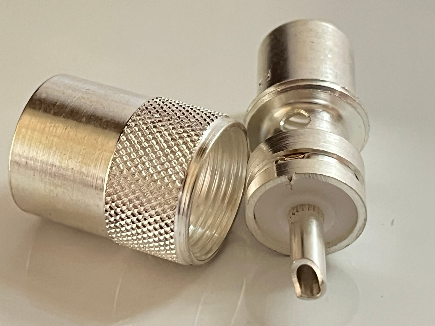 RS PL259 PLUG SILVER PLATED BEST QUALITY UHF CONNECTOR (x1) ad2n15