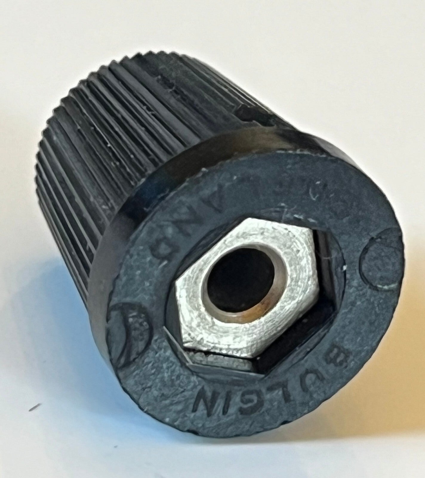 SMALL VINTAGE BULGIN KNOB FOR 3MM 1/8" SHAFT FIT GRAYHILL SWITCHES fcb20.8