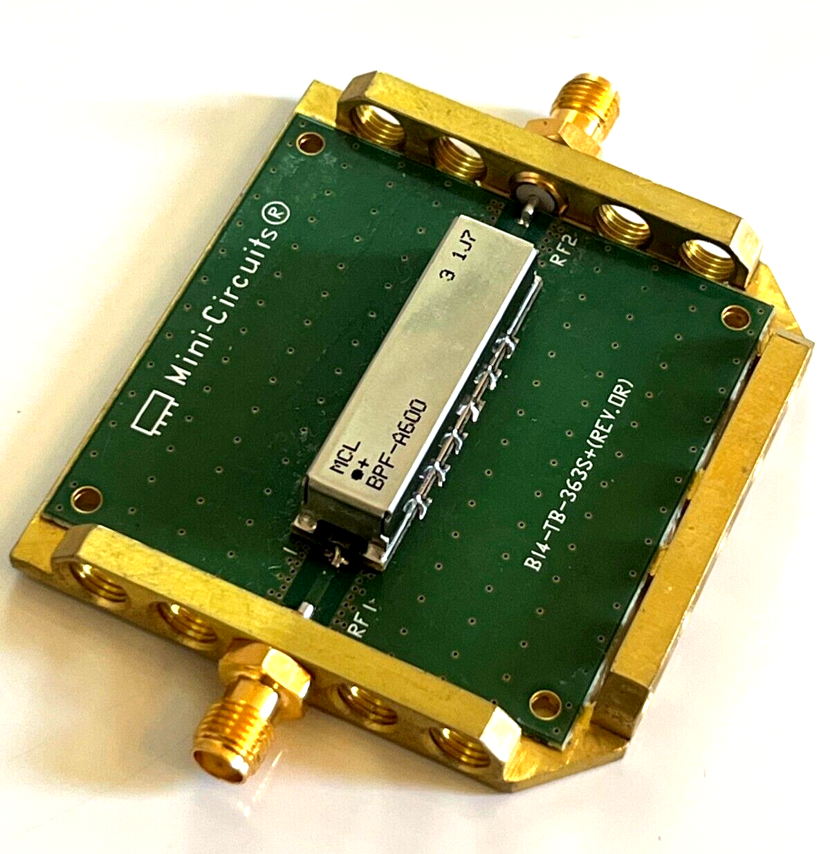 MINI-CIRCUITS TB-363+ BPF-A600 BAND PASS FILTER EVALUATION BOARD ae1w66