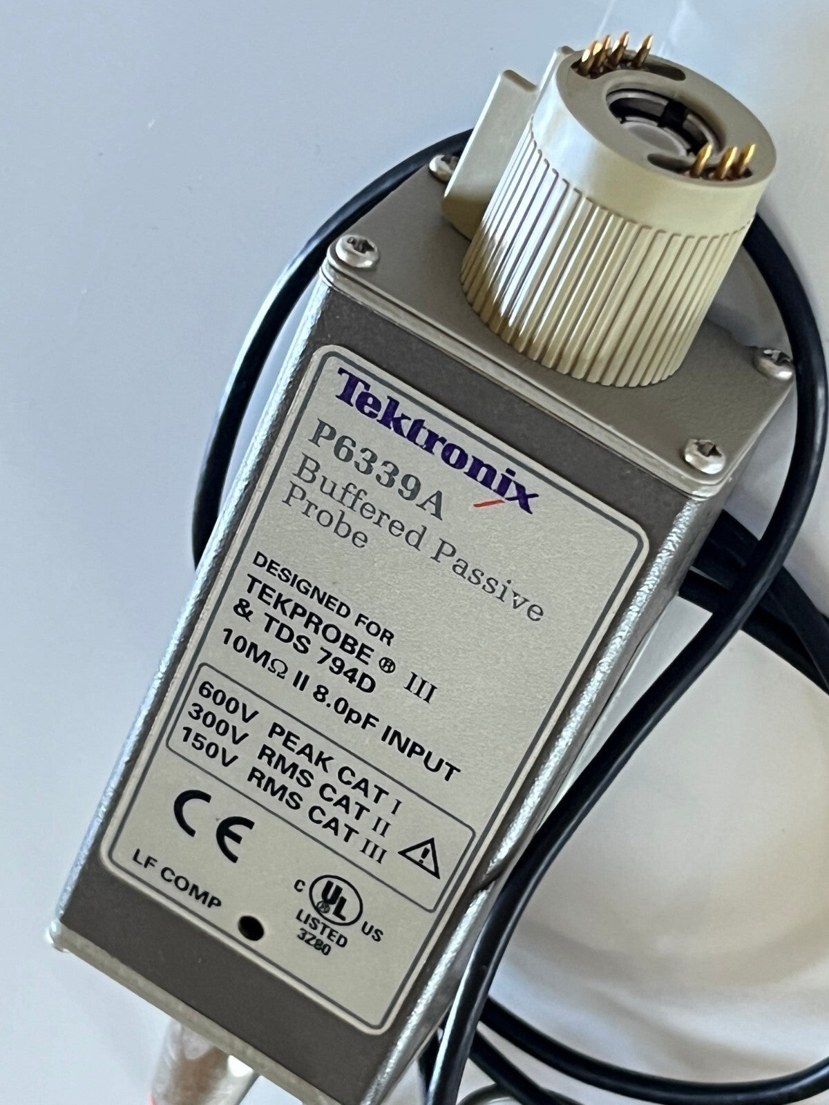 TEKTRONIX P6339A BUFFERED PASSIVE PROBE 500MHz, TekProbe III interface AE1W75