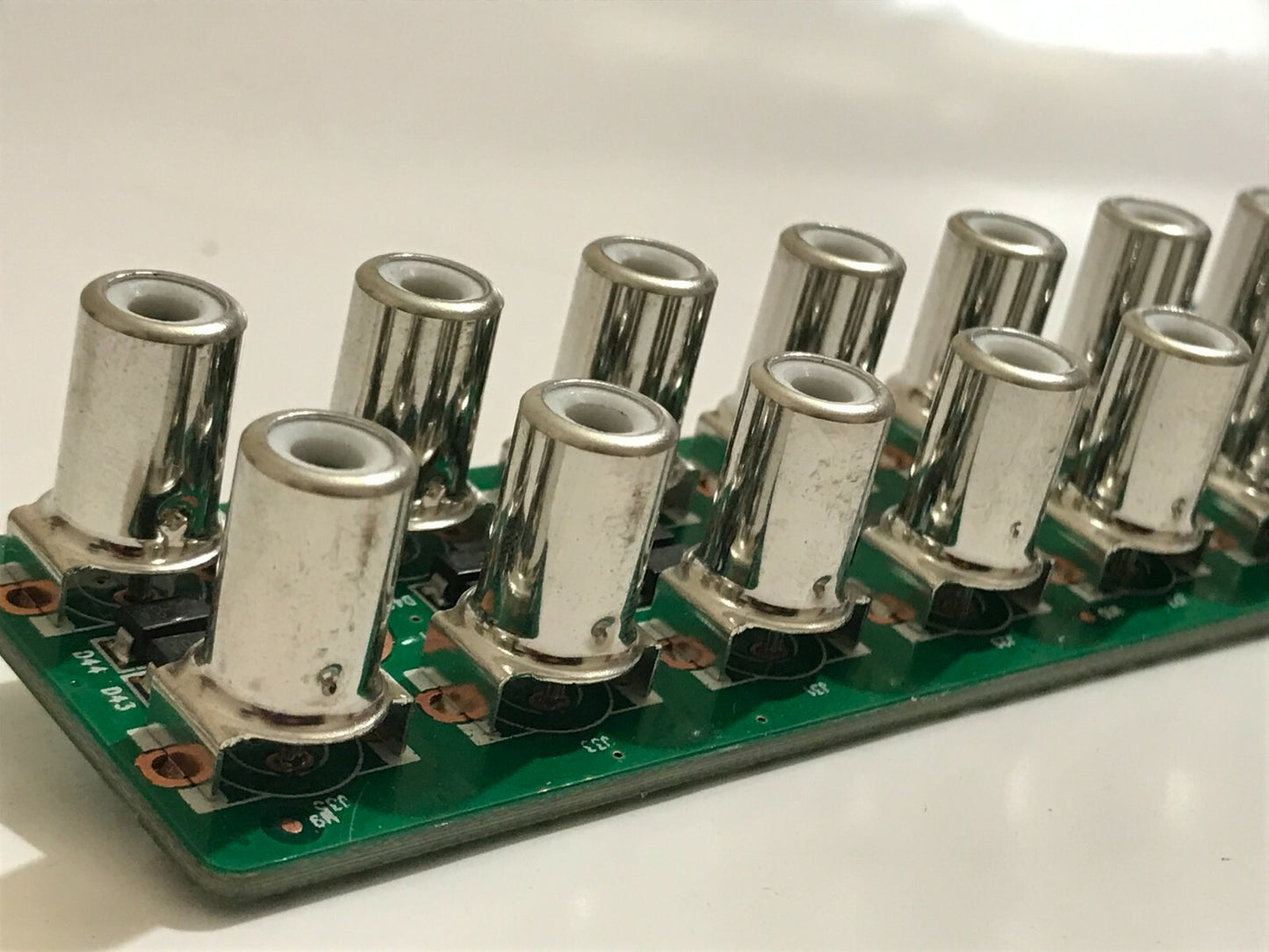 18 WAY BNC & PHONO VIDEO AND AUDIO IN OUT / OUTPUT CARD PCB fca26A