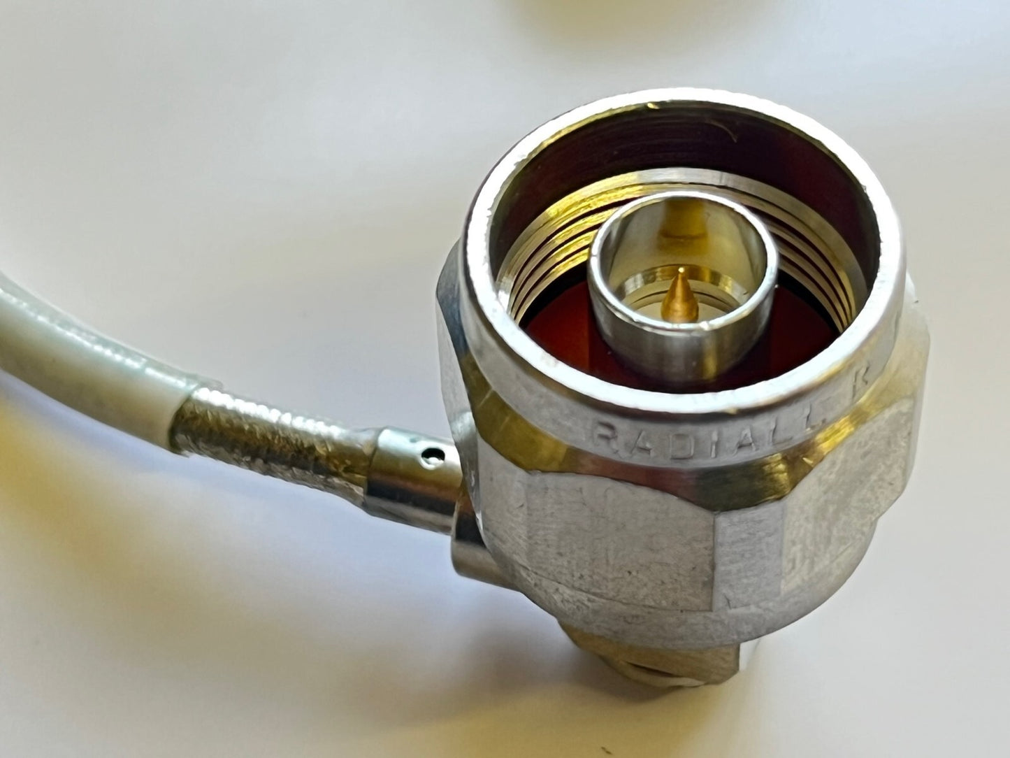 N TYPE MALE TO MALE 50 OHM SEMI RIGID LINK CABLE RADIALL blb2