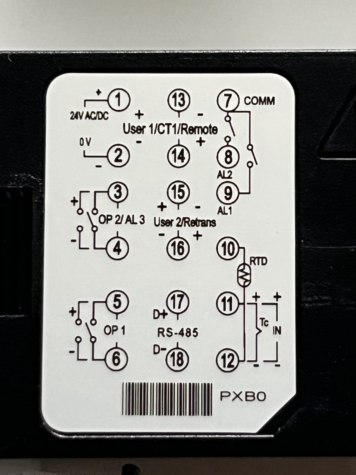 RED LION PXU21AB0 PANEL MOUNT PID TEMPERATURE CONTROLLER RS 195-9205 fd1d43