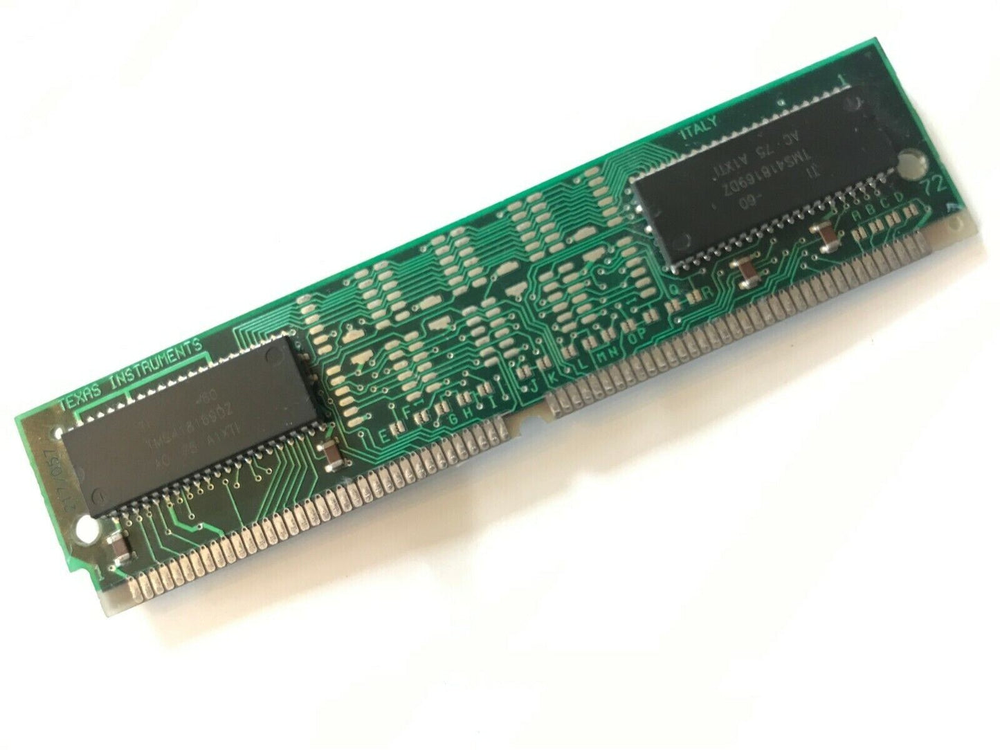 TEXAS INST 8MB 72 PIN 60NS EDO SIMM MEMORY MODULE TM248GBK32U9-60 fcb10.8