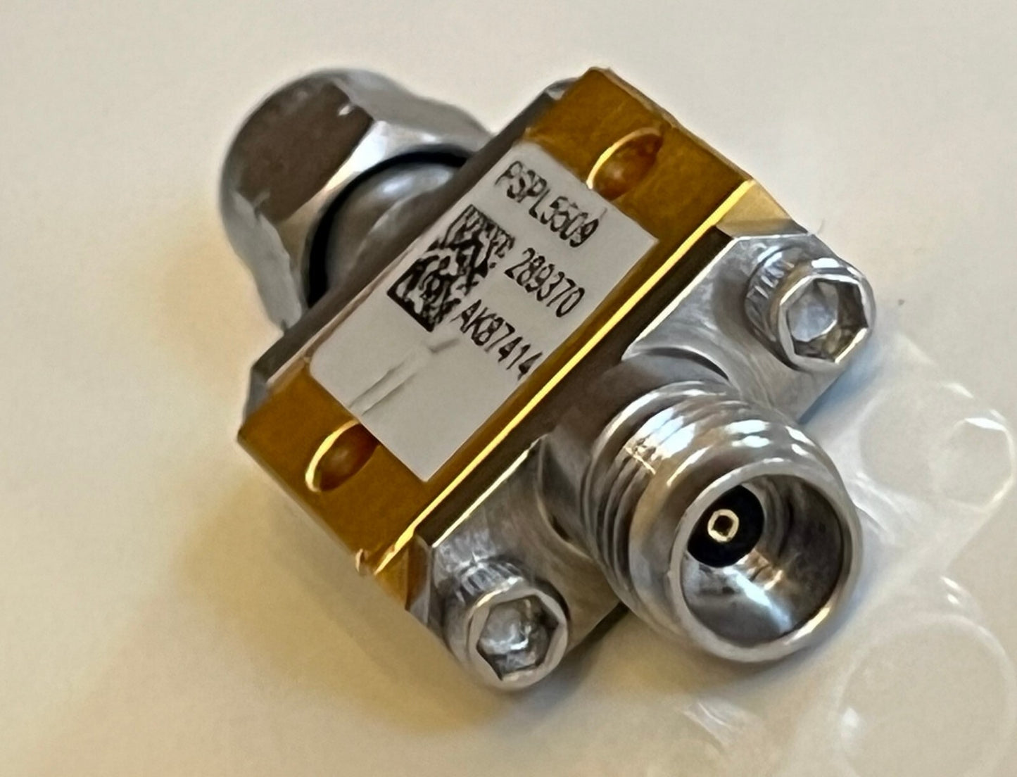 TEKTRONIX DC BLOCK PSPL5509 -240JP ULTRA BROADBAND 40GHz DC BLOCK ae1w19B