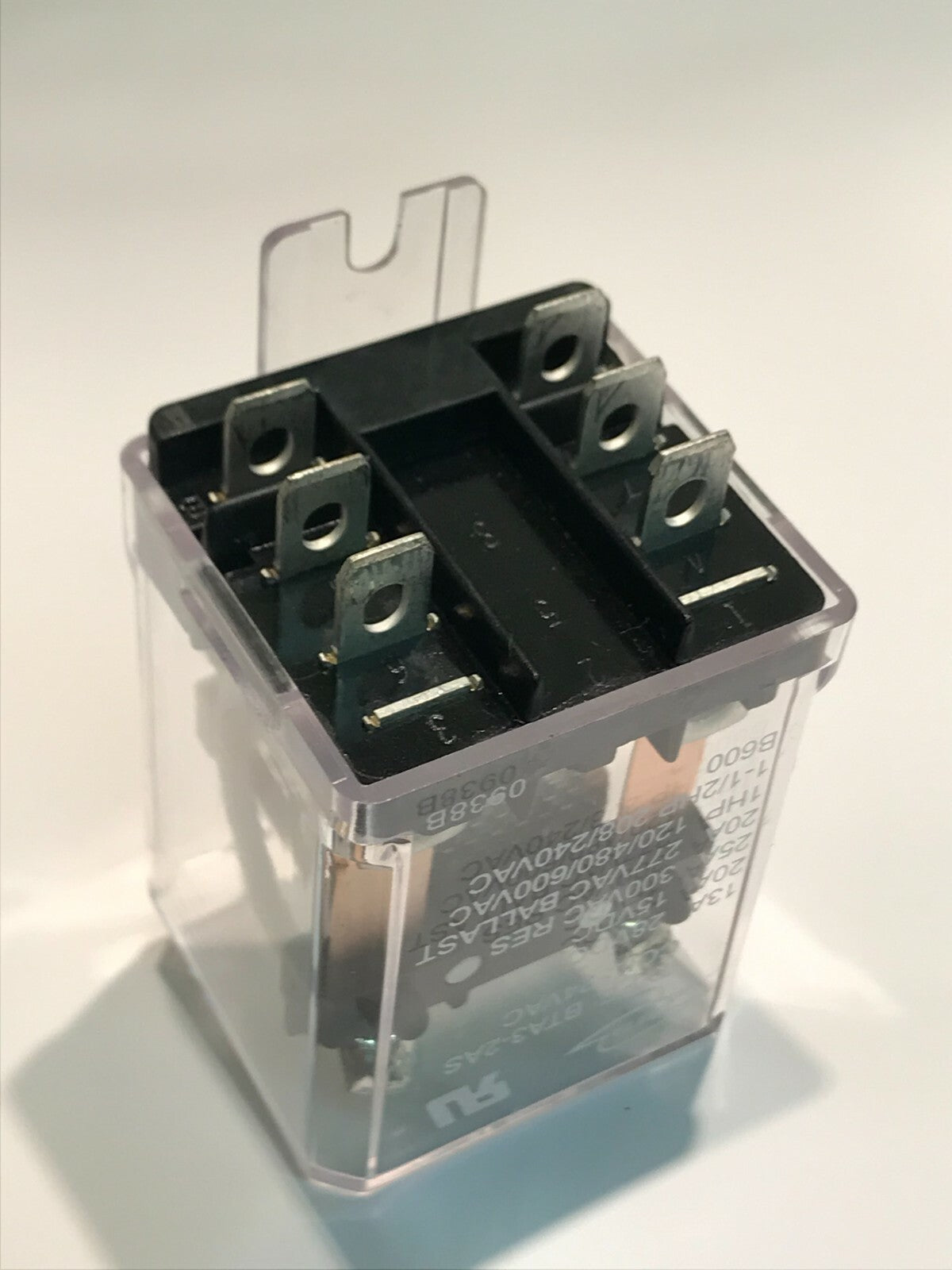 24V AC DOUBLE POLE SINGLE THROW HEAVY DUTY RELAY WITH 25A CONTACTS x1 fba13B