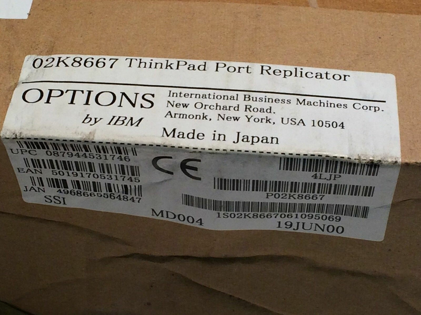NEW IBM THINKPAD PORT REPLICATOR DOCKING STATION 02K8667 FOR A20 R32 R40 ad3~10