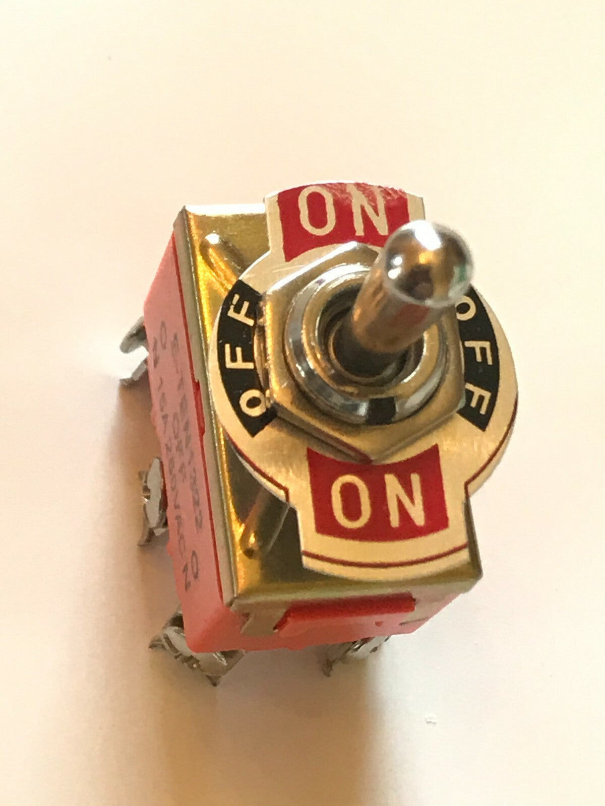 CENTER OFF 3 POSITION TOGGLE SWITCH ON-OFF-ON 15A 250V SCREW TERMINALS ad1F6