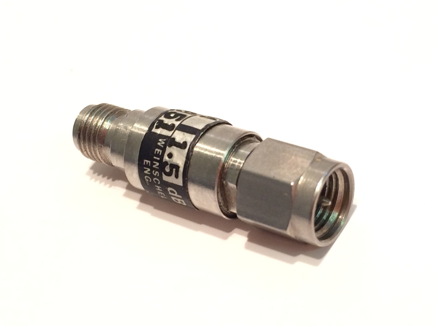 WEINSCHEL 3M-1.5 PRECISION 1.5dB 2W 12.4GHz SMA ATTENUATOR (x1) fbb15a5