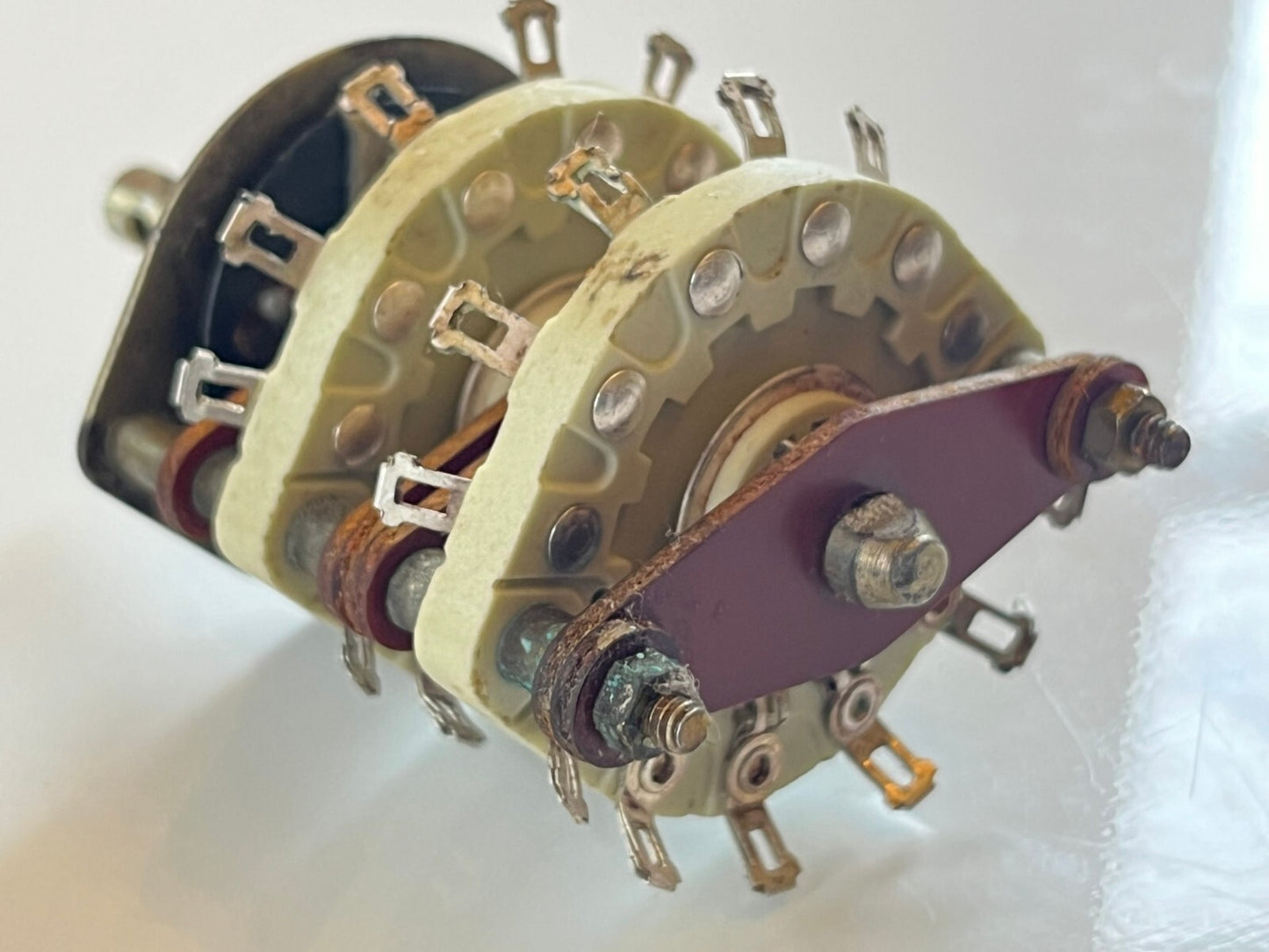 4 POLE 5 WAY CERAMIC ROTARY SWITCH MILITARY SPECIFICATION FAC14