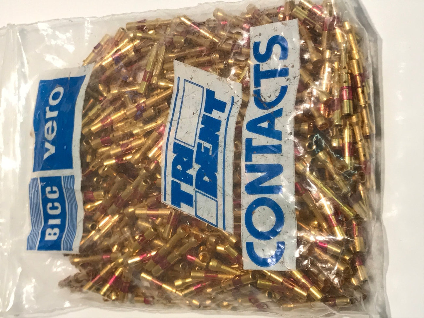 T3P22FC1LX TRIDENT SERIES RED 22 AWG GOLD PLATED CRIMP FEMALE CONTACT x10 fd5g39